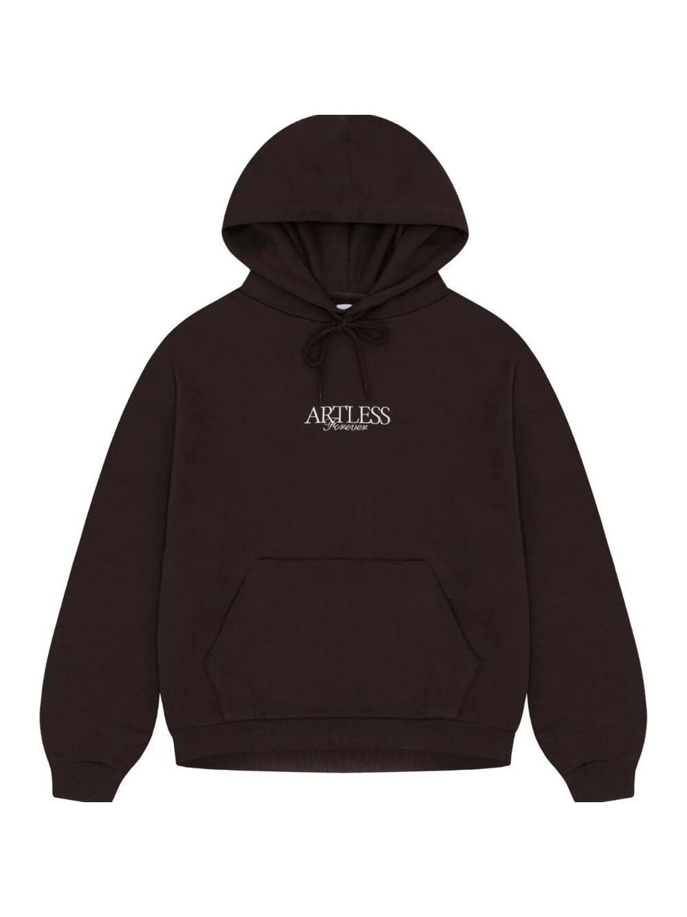 Artless Forever Unisex SWEATSHIRT - CHOCOLATE BROWN Organic Cotton